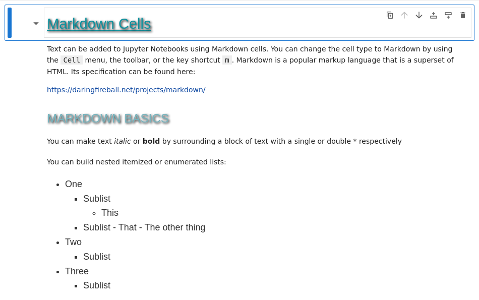 a screenshot of custom markdown styling